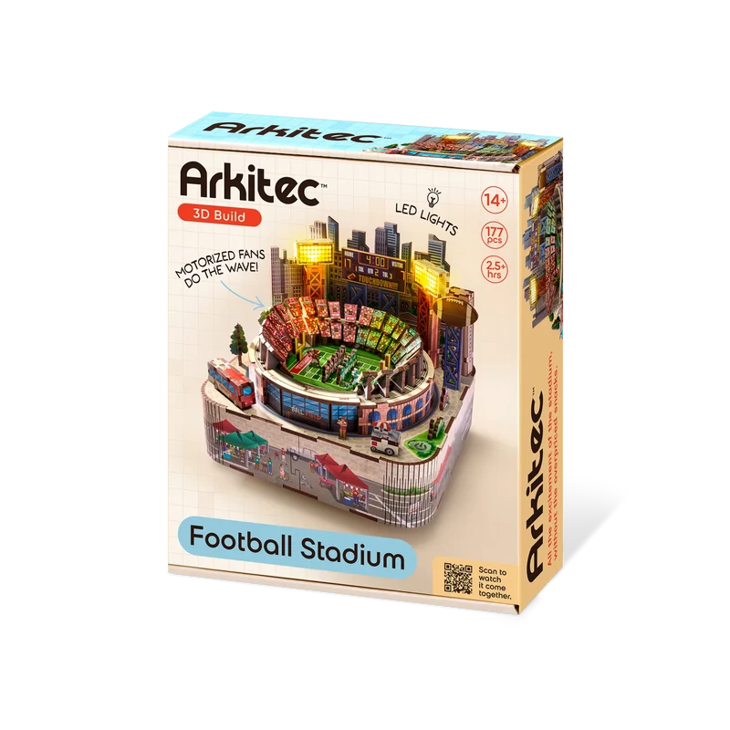 3D MiniScapes™ - Football Stadium (WOOD)