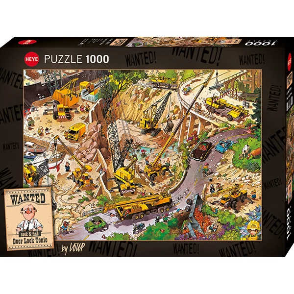 PFG Wanted! Seek & Find - Door Lock Tonio, Loup (1000pcs) (Usage/Used - PUZZLES FOR GOOD)