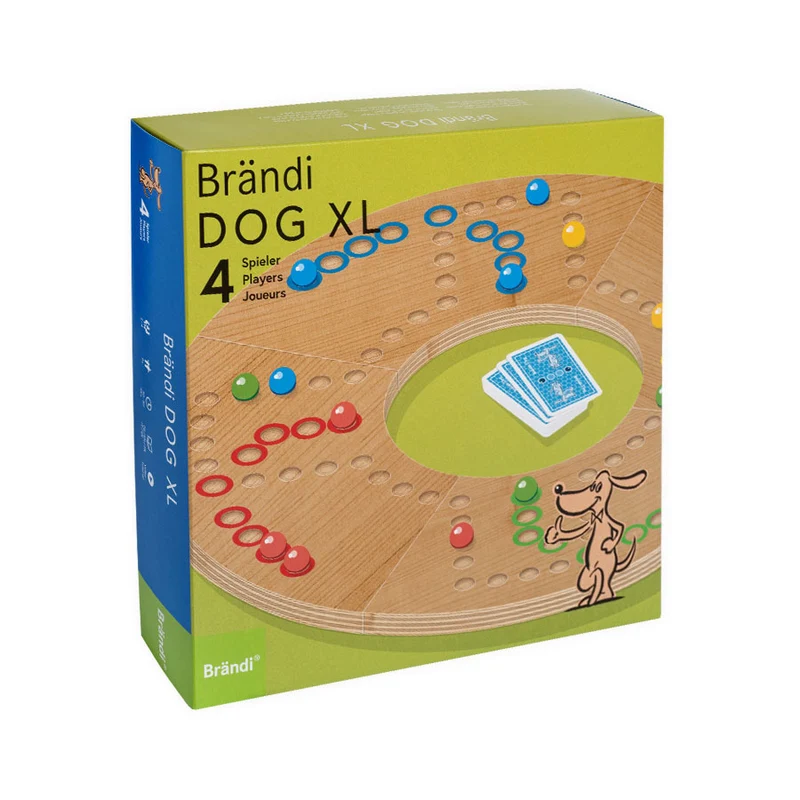 Brändi Dog – XL 4er – Das Kultspiel eine Nummer grösser