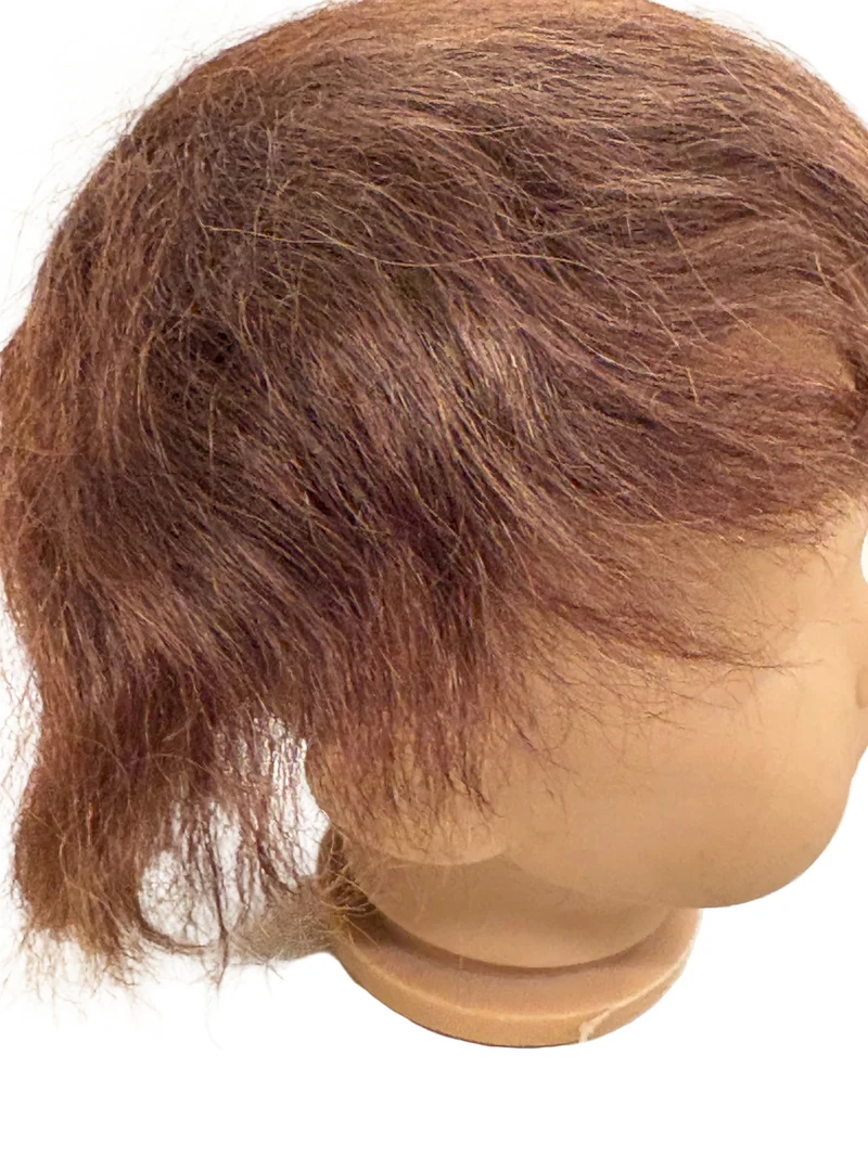 Puppenperücke, Mohair, Kurz , Gr. 29 Dunkelbraun