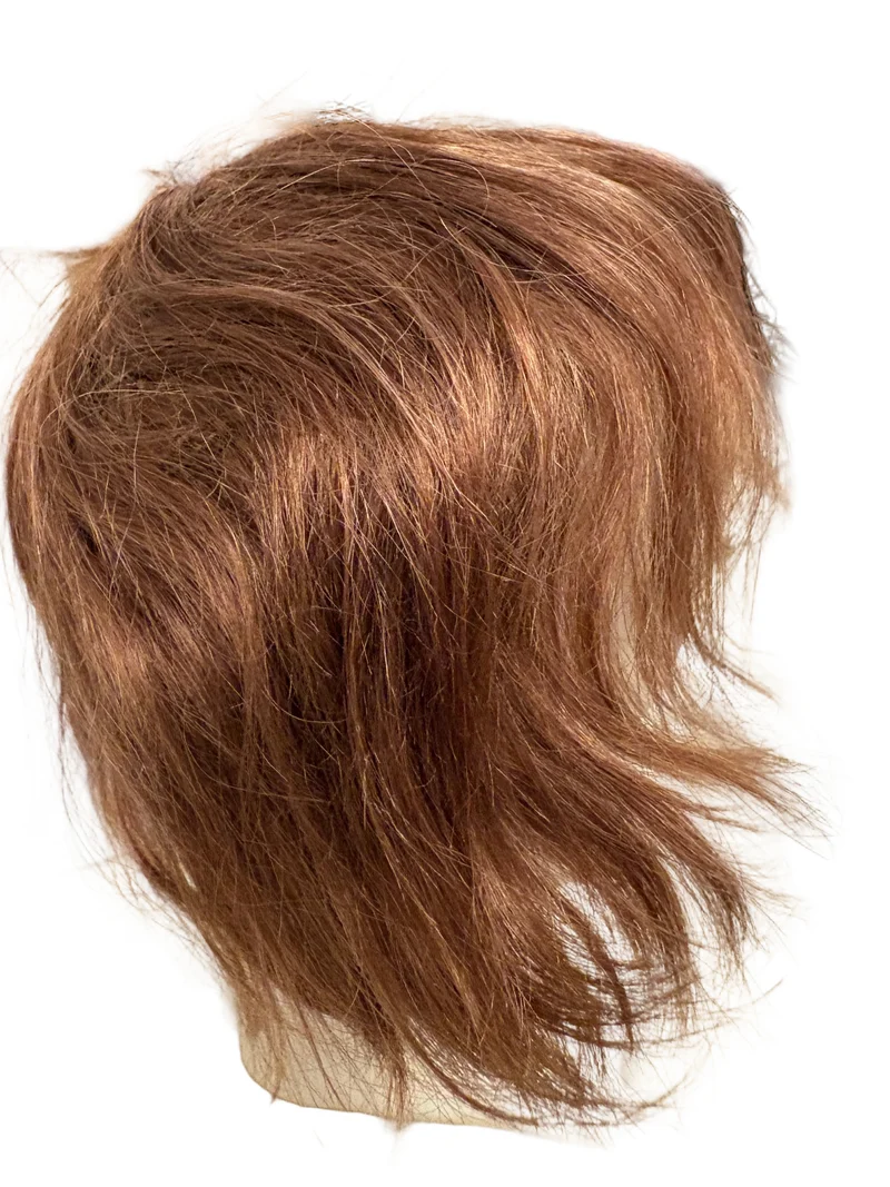 Puppenperücke, Mohair, Kurz , Gr. 28 Dunkelbraun