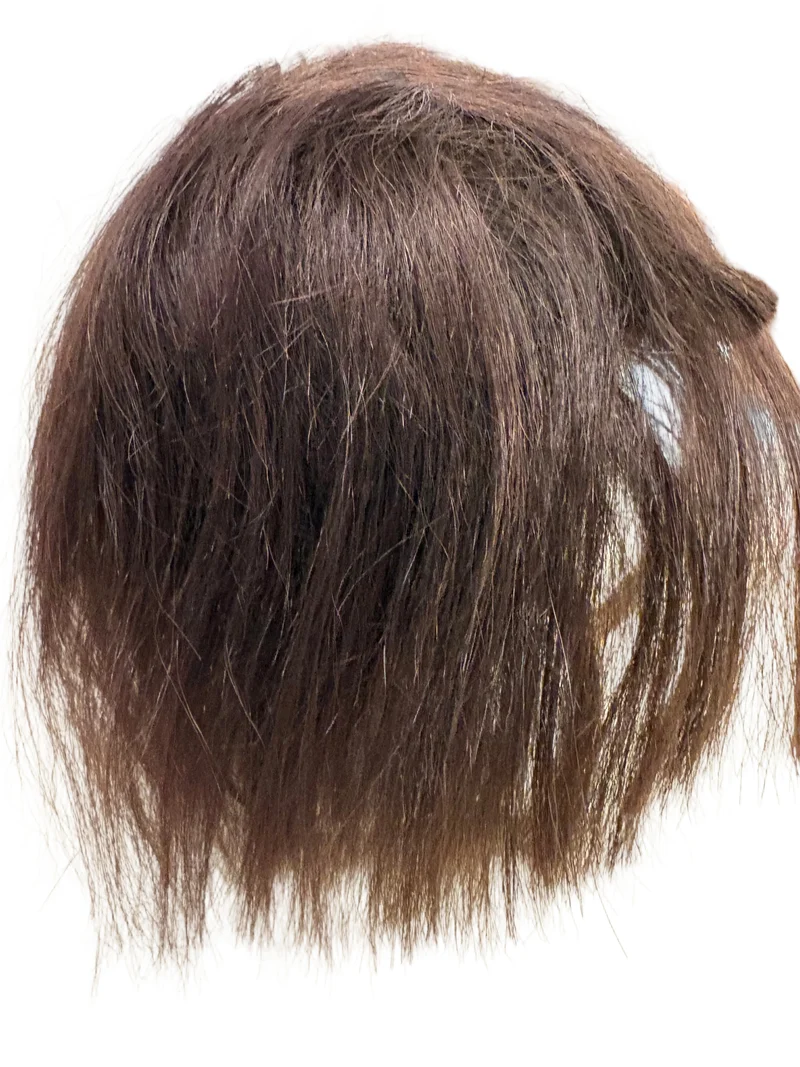 Puppenperücke, Mohair, Kurz , Gr. 26 Dunkelbraun