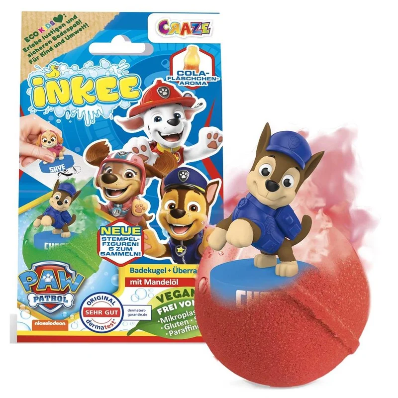 Inkee Überraschungs-Badekugel Paw Patrol