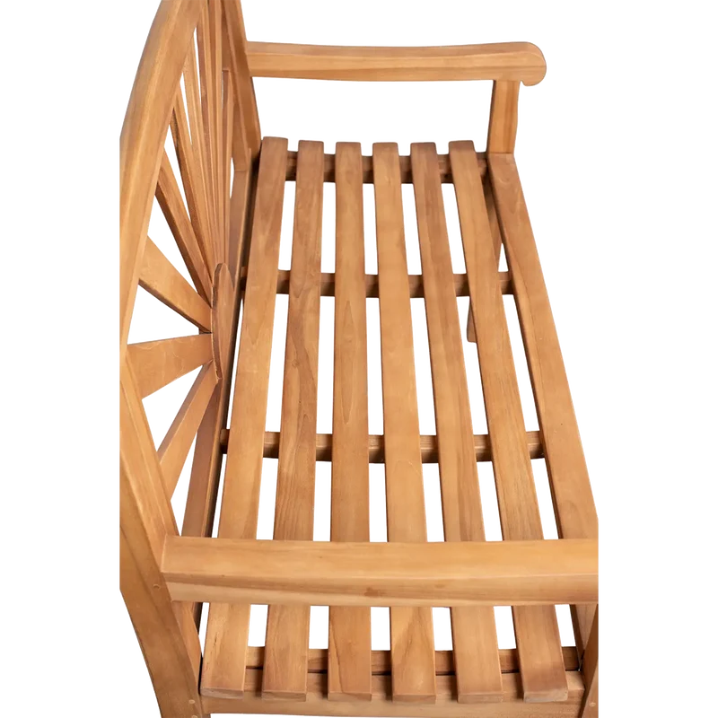Teak-Gartenbank Sonne
