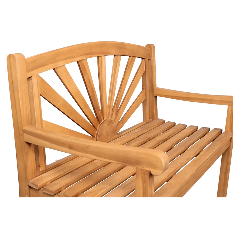 Teak-Gartenbank Sonne