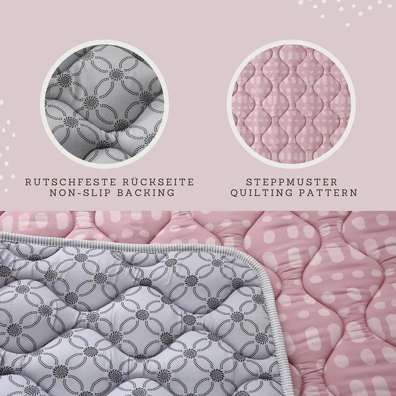 * Hakuna Matte Krabbeldecke, Hygge, 1.27 x 1.27 m, Blush