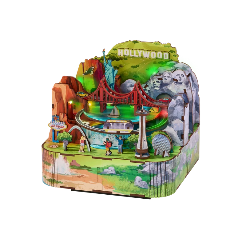 3D MiniScapes™ - National Landmarks (WOOD)