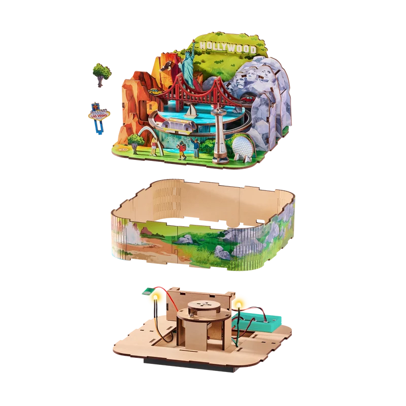 3D MiniScapes™ - National Landmarks (WOOD)