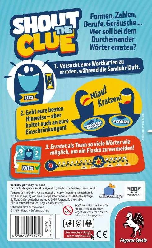 Shout The Clue, deutsch
