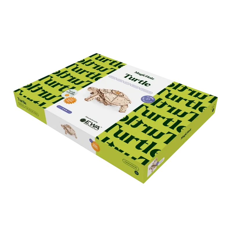 3D-Holzpuzzle, Mechanische Schildkröte
