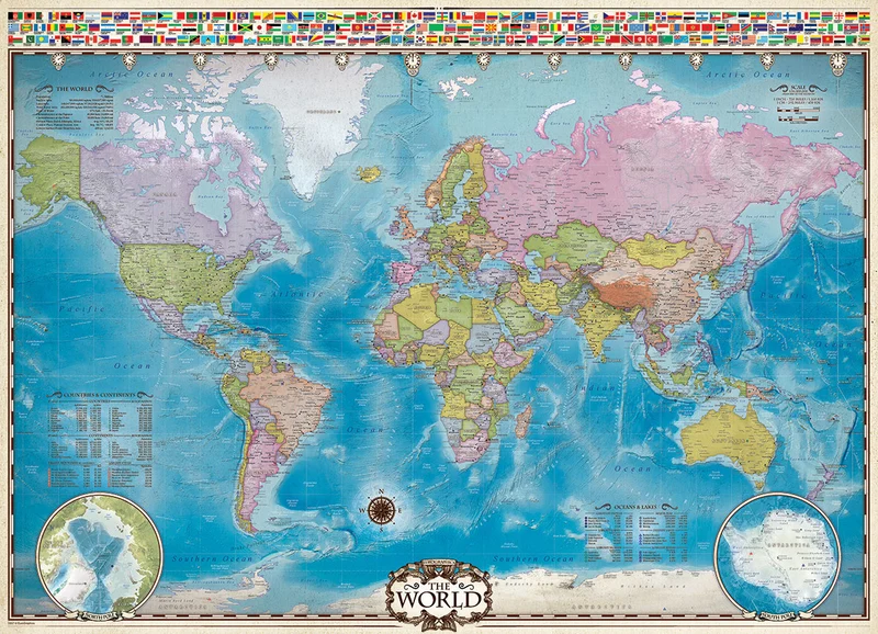 Map of the World (1000pcs)