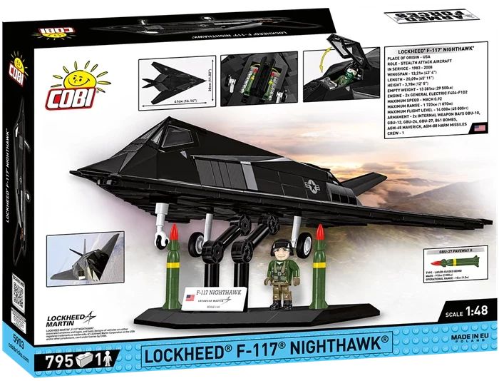 Cobi 5903 - Lockheed Martin F-117 Nighthawk