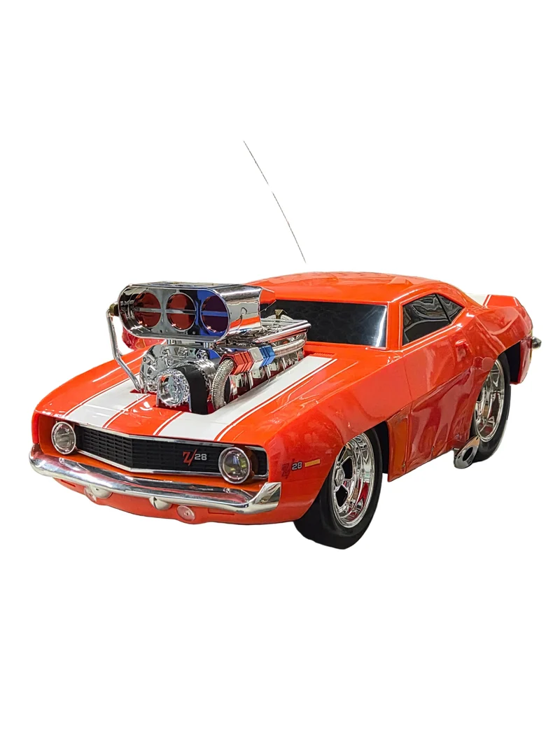 Seltenes, grosses RC-Sammlermodell – Muscle Machines Camaro Z28 1:8