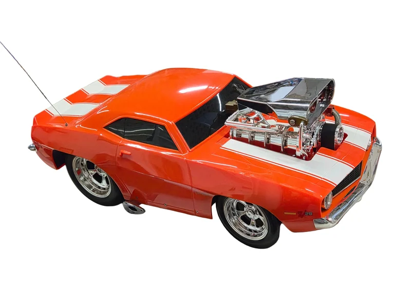 Seltenes, grosses RC-Sammlermodell – Muscle Machines Camaro Z28 1:8