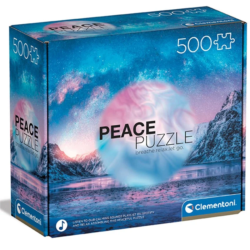 Peace Puzzle Light Blue, 500 Teile