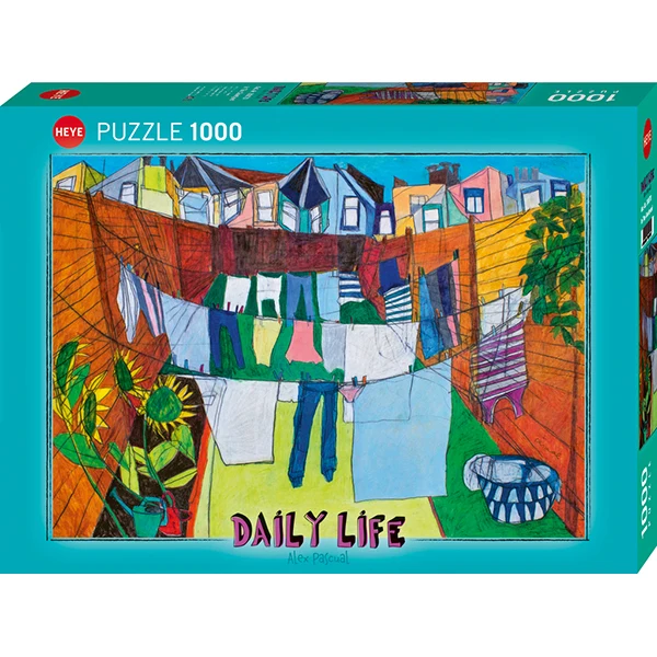 DMG Daily Life - In The Courtyard (1000pcs) (VERY DAMAGED BOX)