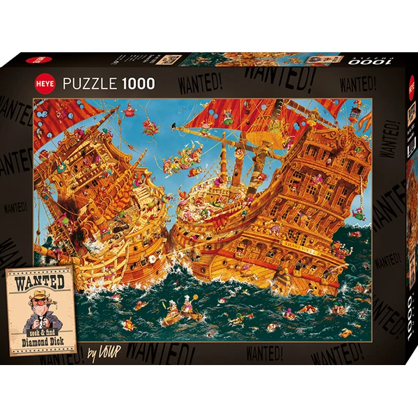 Wanted! Seek & Find - Diamond Dick, Loup (1000pcs)