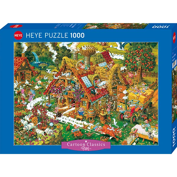 PFG Cartoon Classics - Funny Farm, Ryba (1000pcs) (Usage/Used - PUZZLES FOR GOOD)