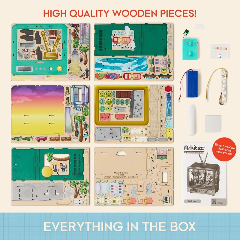 3D CityVision™ - Miami (WOOD)