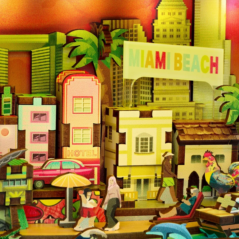 3D CityVision™ - Miami (WOOD)