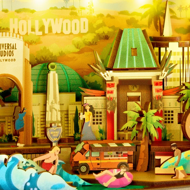 3D CityVision™ - Los Angeles (WOOD)