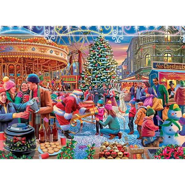 DMG Advent Calendar - Christmas Comes to Town, Vic McLindon (1008pcs) (DAMAGED BOX)