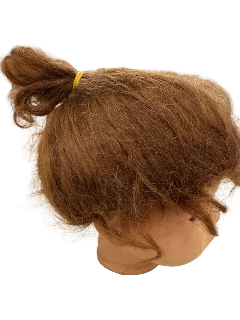 Puppenperücke, Mohair, Kurz, Gr. 28-29 Rotbraun