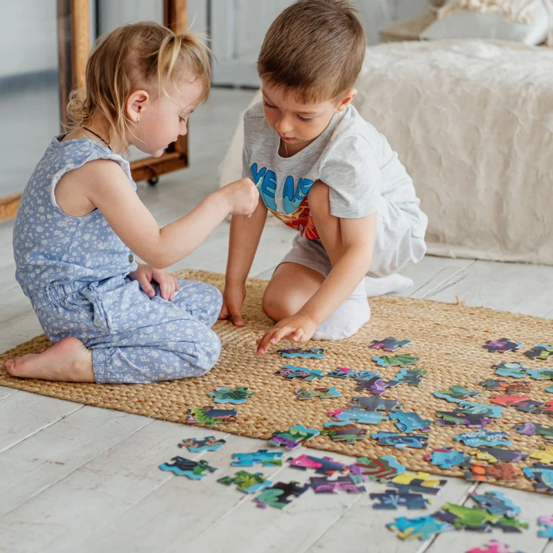 dodo Puzzle Dinosaurier, 100 Teile