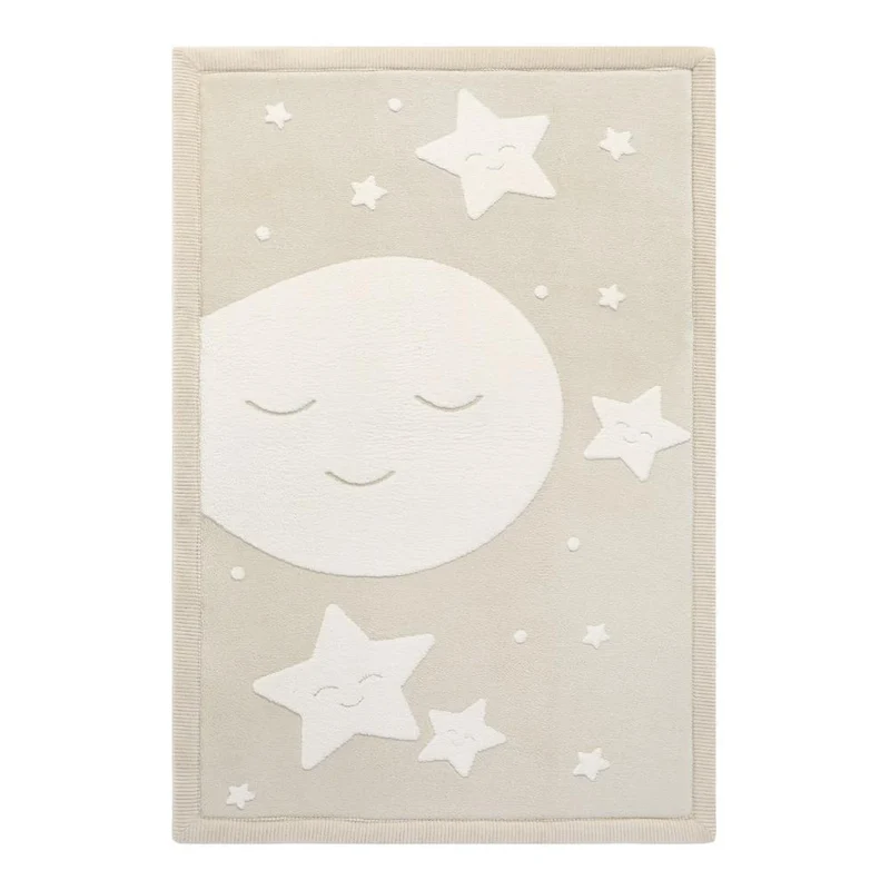 Hakuna Matte Samtmatte, 3D Wolke Spielmatte, 1.7 x 1.2 m, Moon & Stars