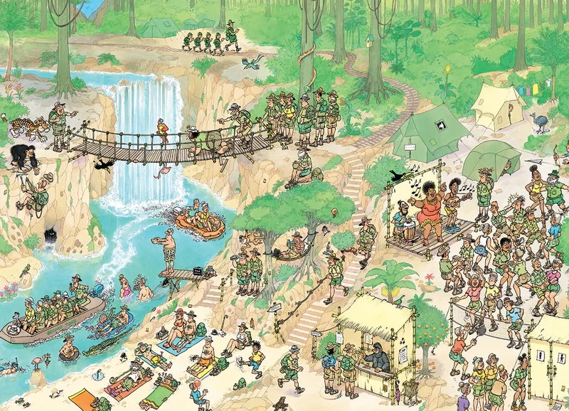 PFG Jungle Tour, JVH (1000pcs) (Usage/Used - PUZZLES FOR GOOD)