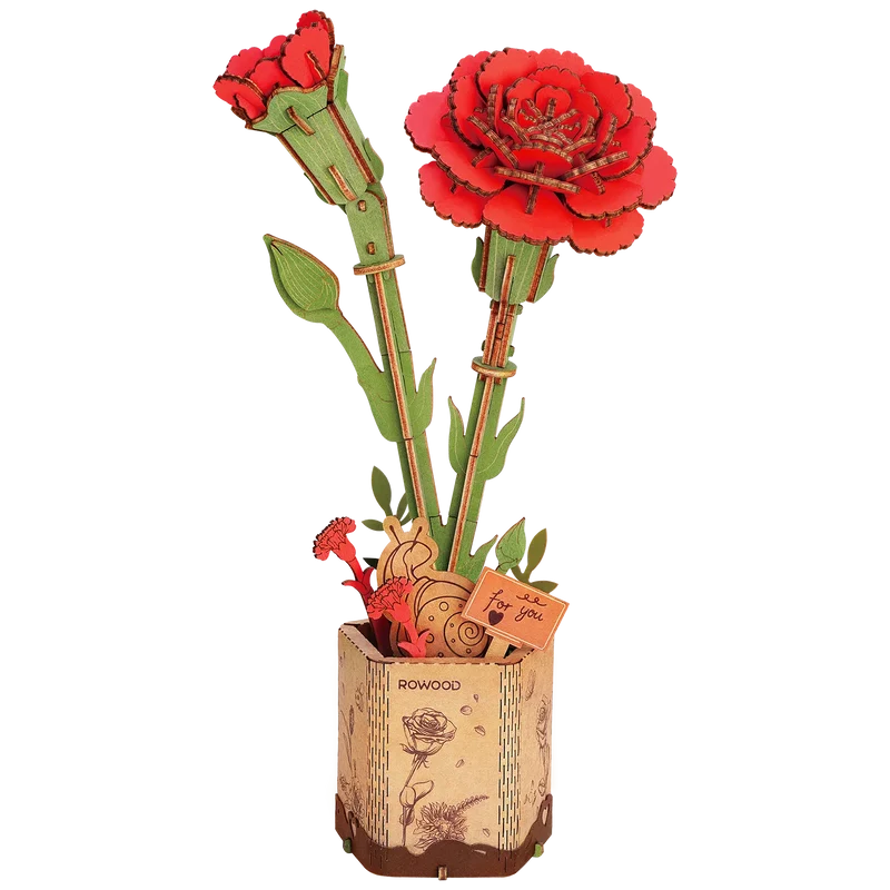 Robotime Red Carnation / Rote Nelke TW052