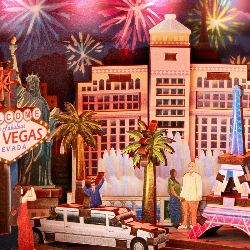 3D CityVision™ - Las Vegas (WOOD)