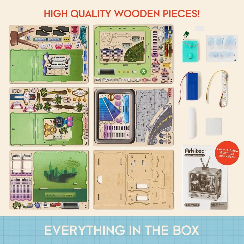 3D CityVision™ - Las Vegas (WOOD)