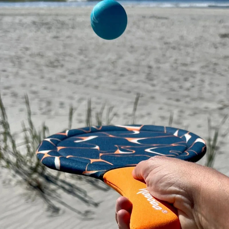 Beach Paddle Set Blau – Strand-Set mit 2 Schlägern & Ball
