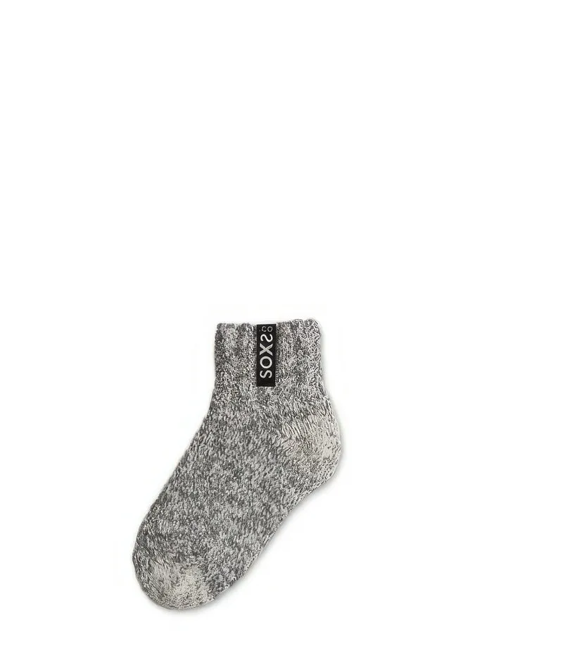 Graue Wolle Herren- & Damensocken Jet Black, Kurzsocke, 42-46