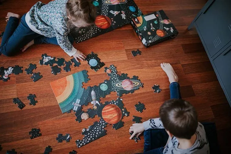 Lernpuzzle – Sonnensystem, 100 Teile, ab 5 Jahren