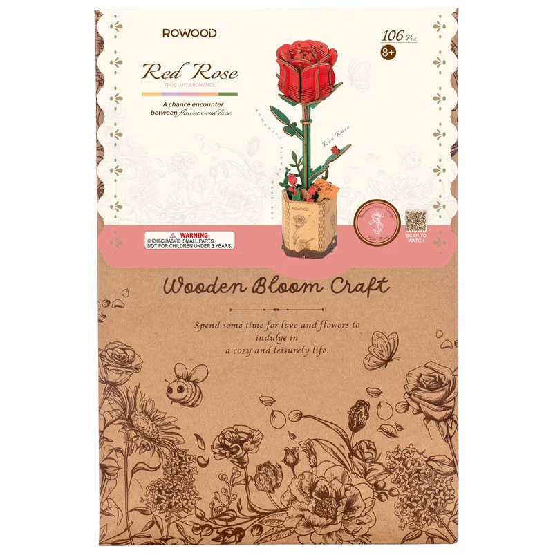 Robotime Red Rose / Rote Rose TW042