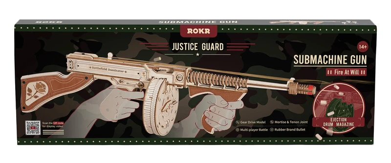 Robotime Thompson Submachine Gun LQB01