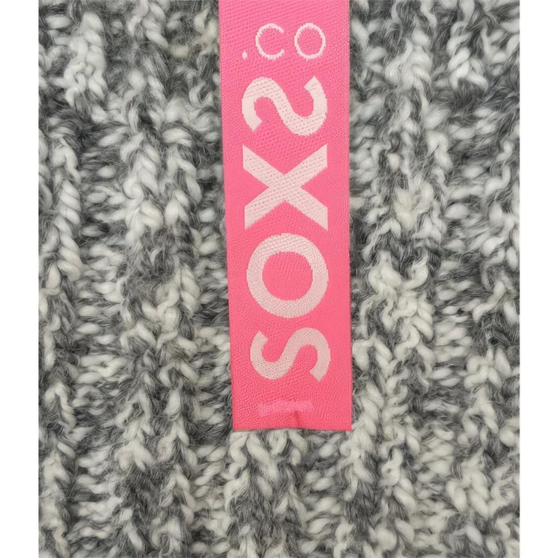 Graue Wolle Damensocken Bubblegum, Wadensocke, 42-46