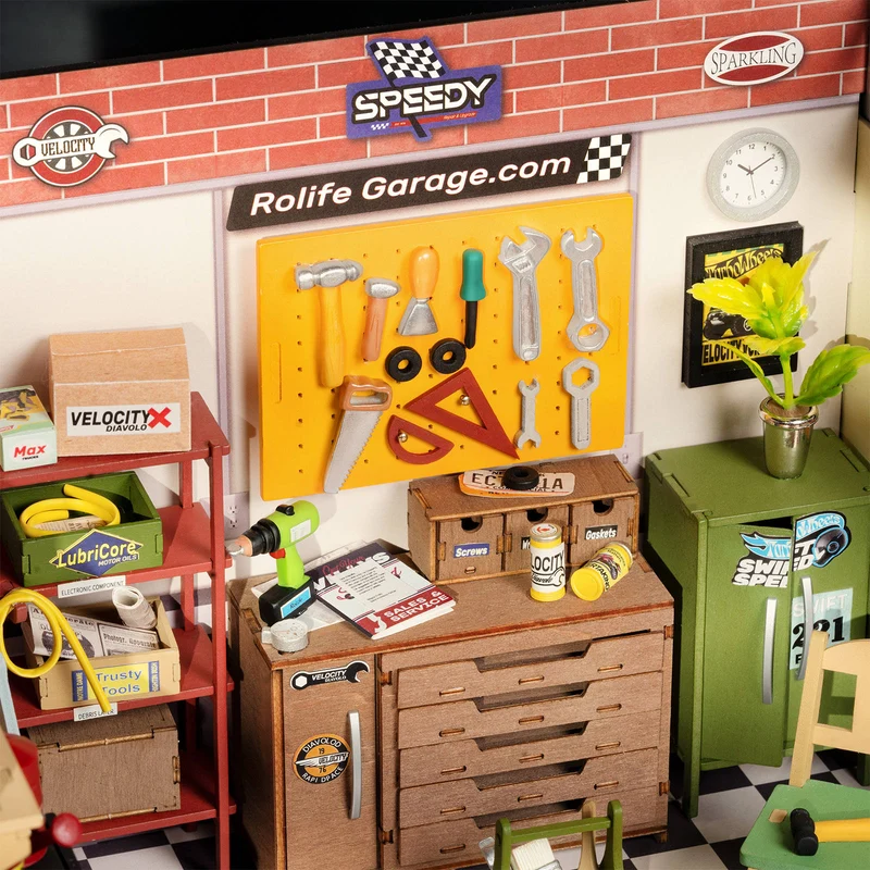 Robotime Garage Workshop DG165