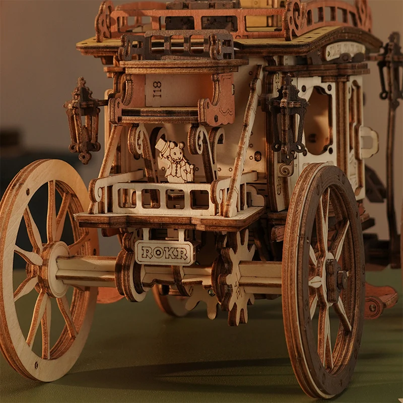 Robotime Stagecoach Music Box AMKA1