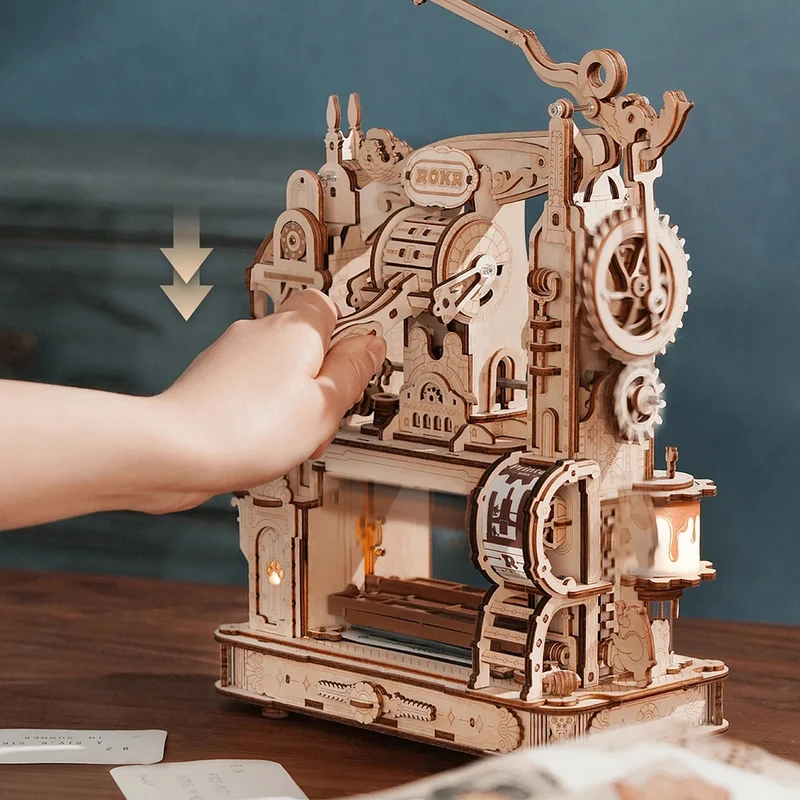 Robotime Classic Printing Press LK602