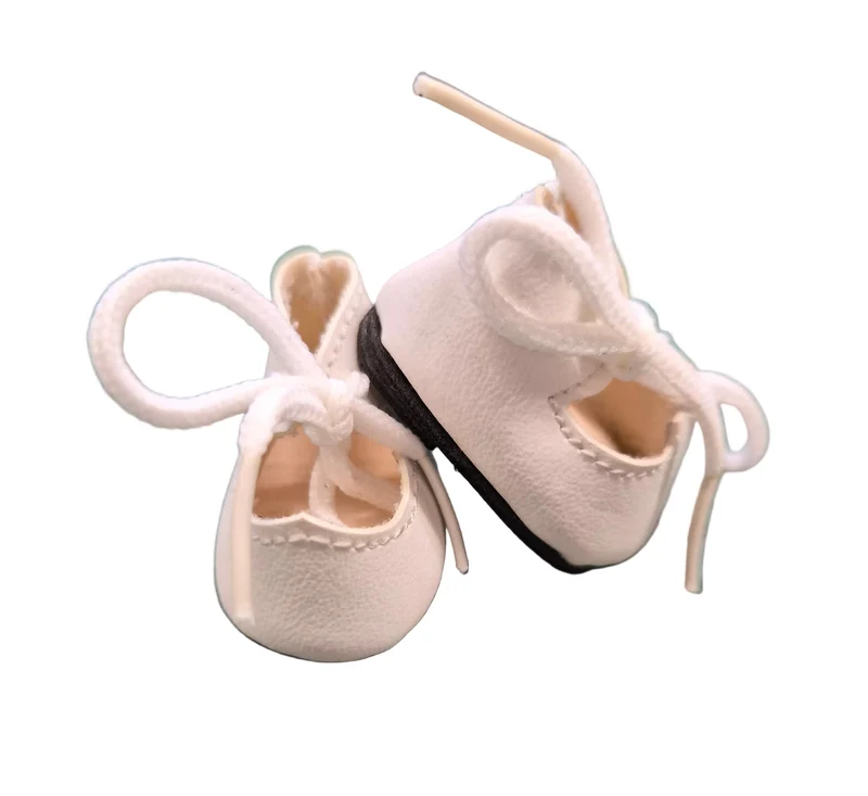 Puppen Schuhe Weiss 3.5 cm – Kunstleder