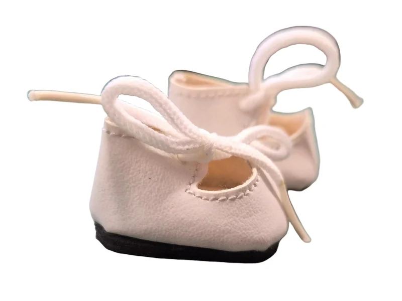 Puppen Schuhe Weiss 3.5 cm – Kunstleder