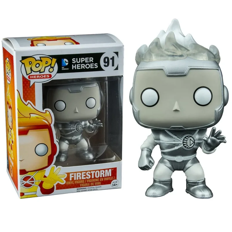 DC Comics - POP Heroes Vinyl Figur White Lantern Firestorm