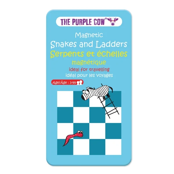 Magnetic Travel Tin - Snakes & Ladders