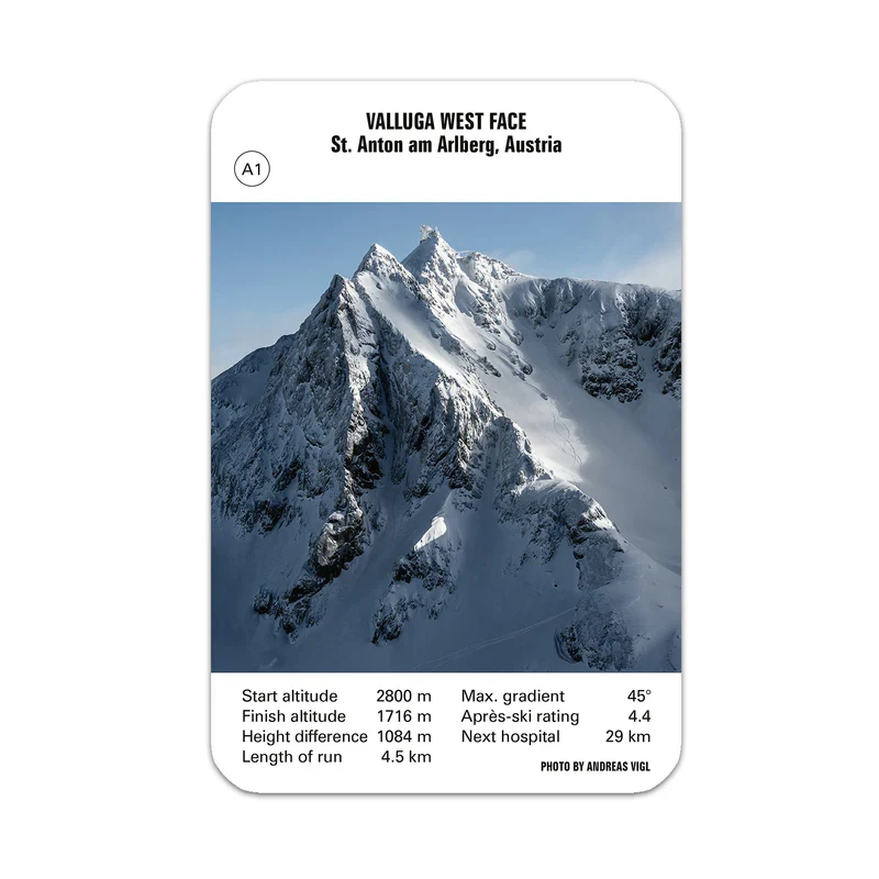 Quartett-Spiel | Nice To Ski You