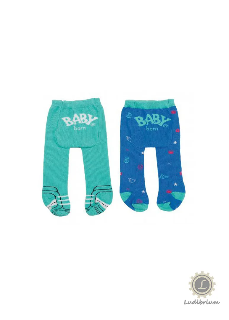 Zapf Creation - BABY born - Trend Strumpfhosen Duo türkis und blau