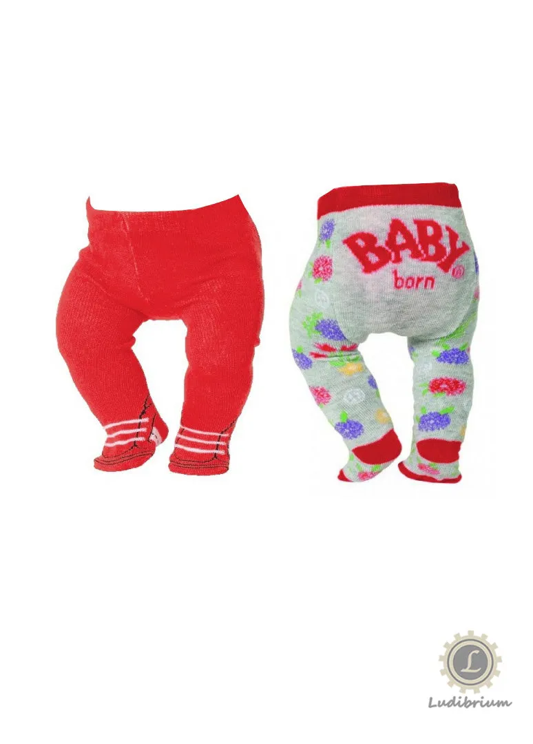 Zapf Creation - BABY born - Trend Strumpfhosen Duo orange und grau