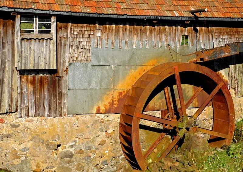 49222 Hintergründe - Wasserrad Puzzle